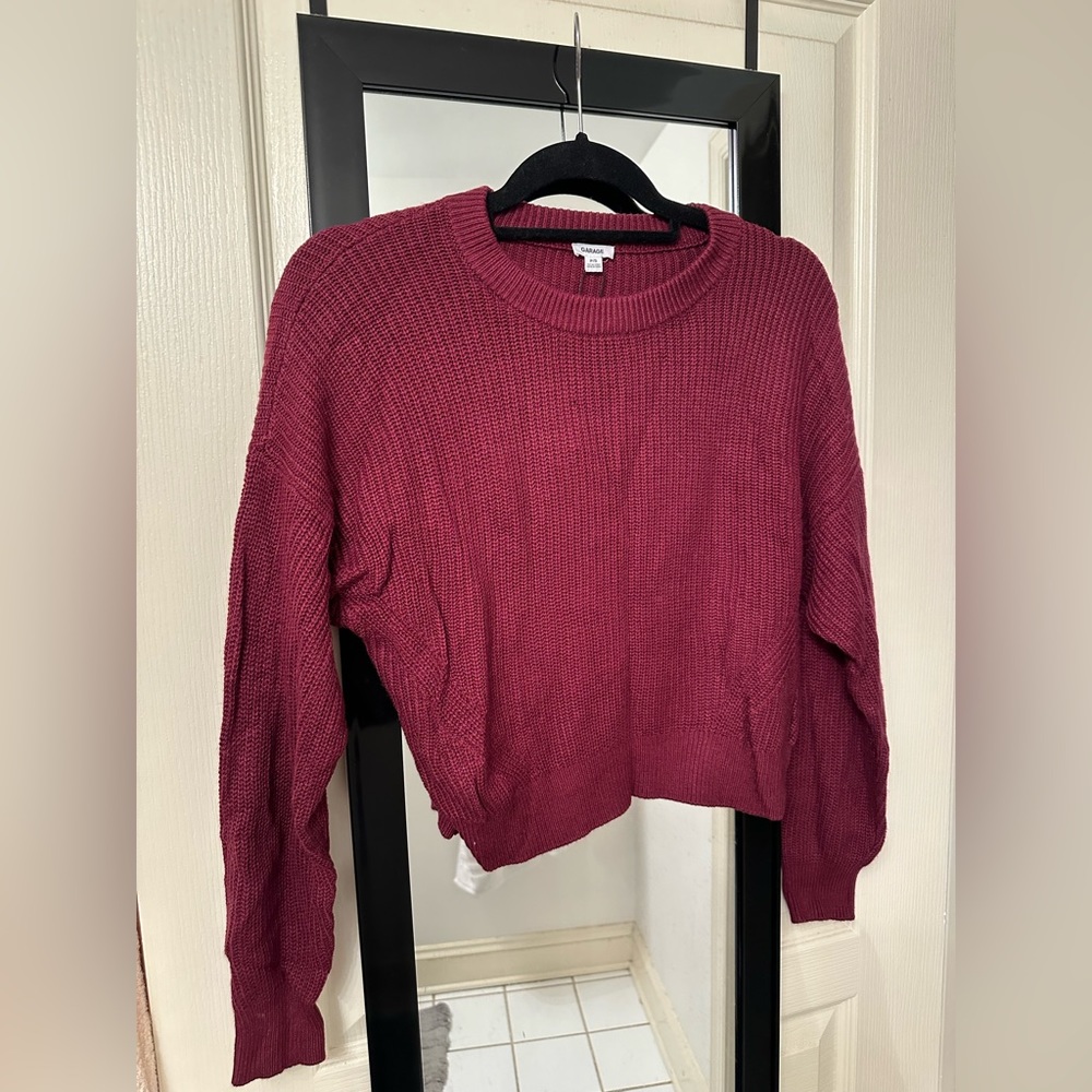 Garage Burgundy Sweater